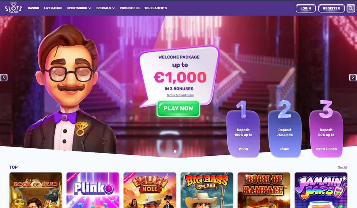 slotspalace casino recenze