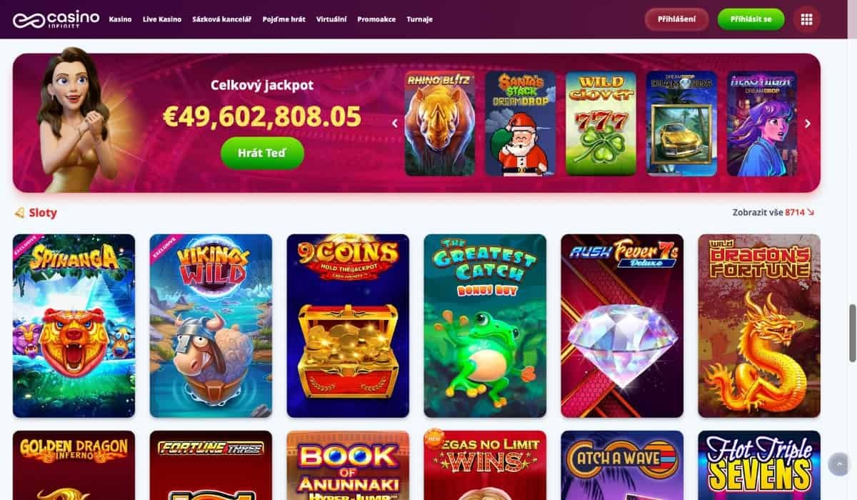 casino infinity recenze
