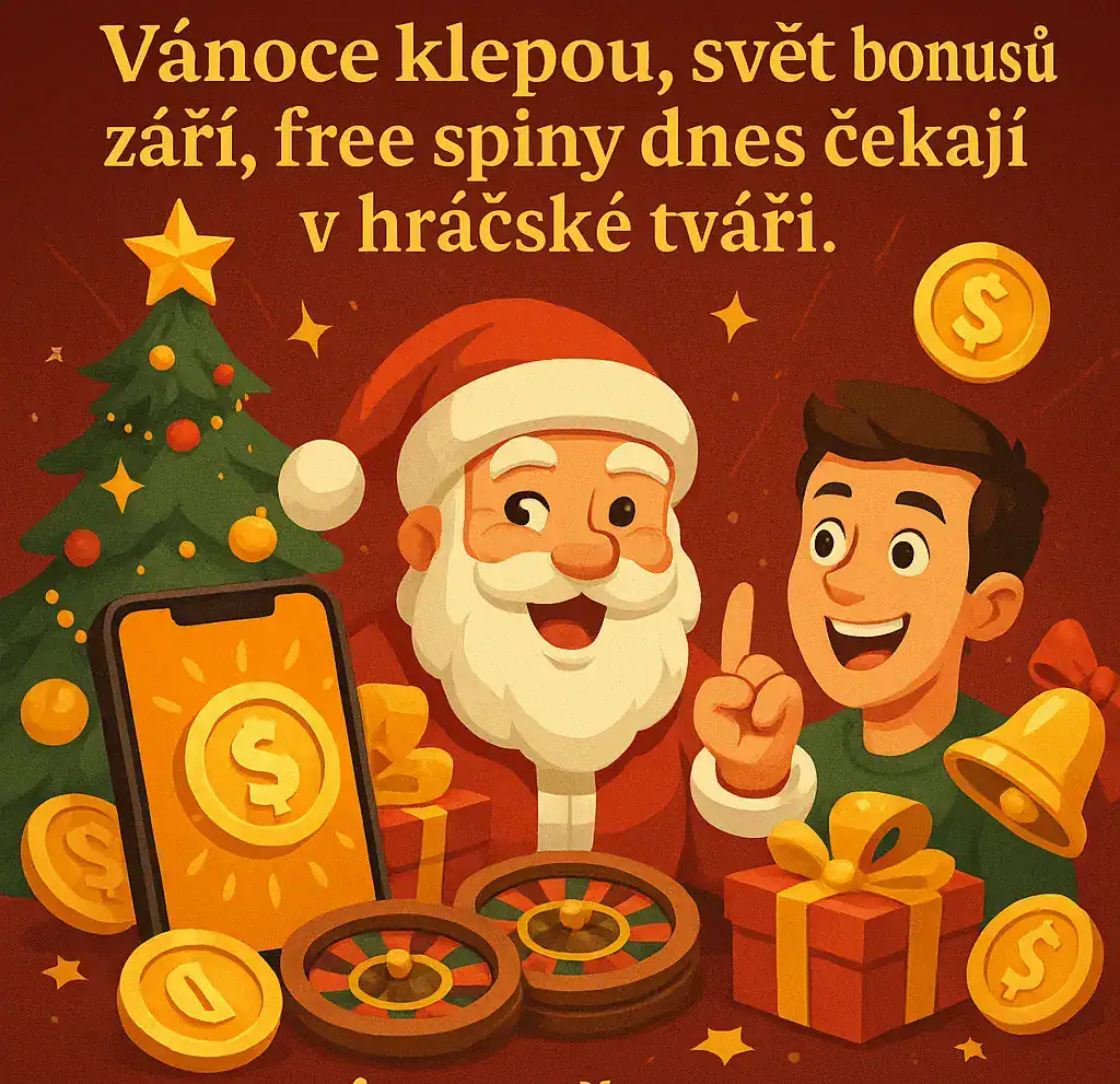 Vánoční přehled Free Spinů/ Casin s 1€ vkladem/ Bonusů za registraci