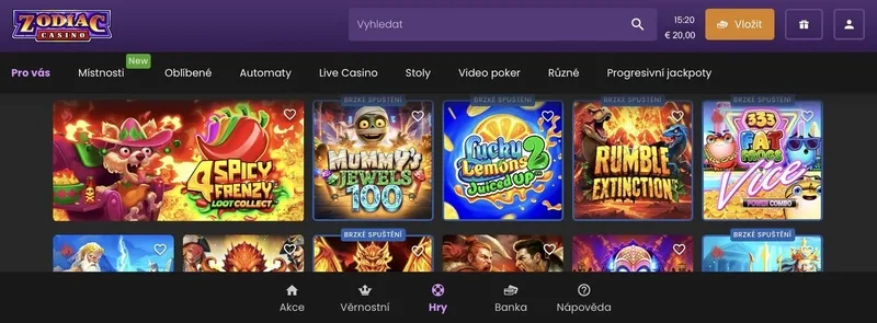 Jak to vypada uvnitr Casina Zodiac Jak to vypada uvnitr Casina Zodiac