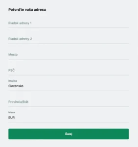 Casino Rewards prihlaseni - krok 4